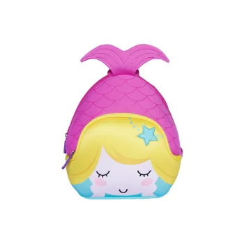 NOHOO Fabric Backpack Regular Kids' Purple/Aqua Blue