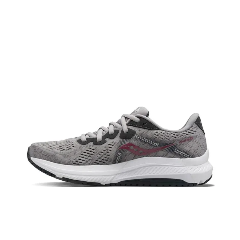 Saucony Omni 20 Anti-Slip Wear-Resistant Low-Top Running Shoes Women's Gray-0