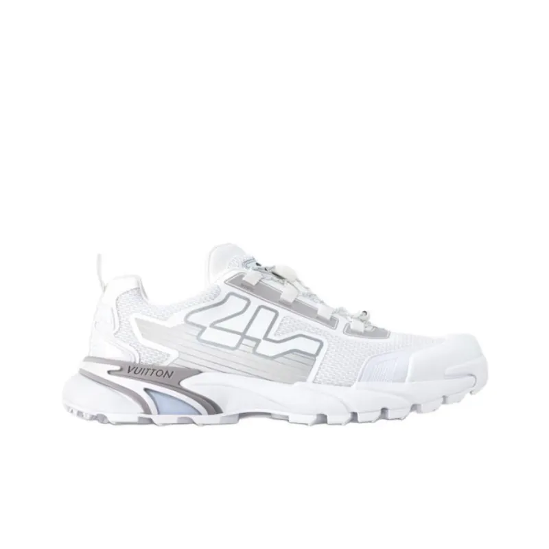 LOUIS VUITTON Runner Tatic 2025 Early Spring Men's Collection Low Top Casual Shoes Men's Light Gray-1