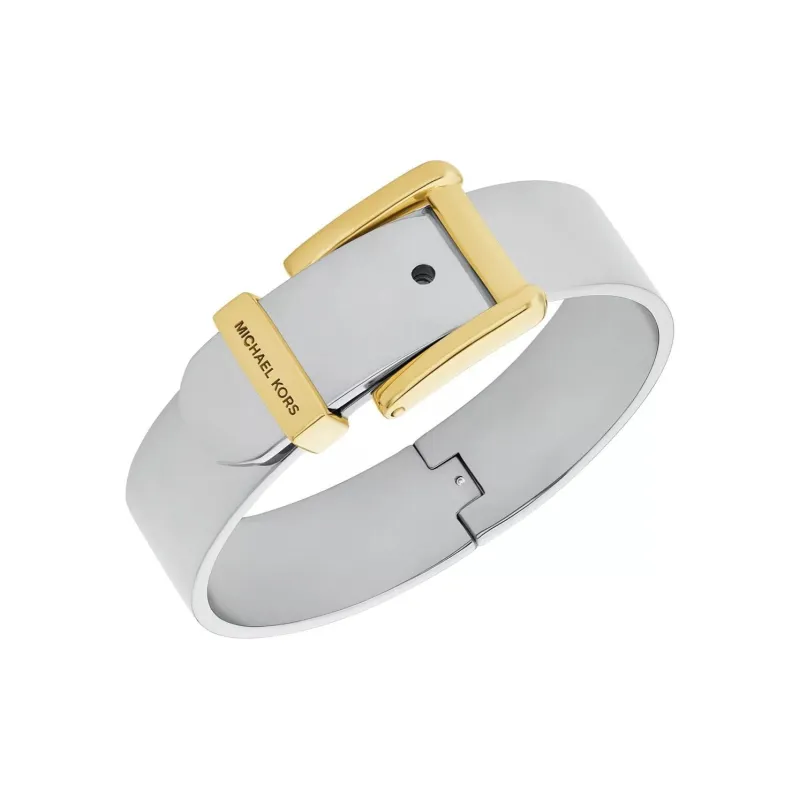 MICHAEL KORS Metallic Coating Bangles Women's Silver/Gold-2