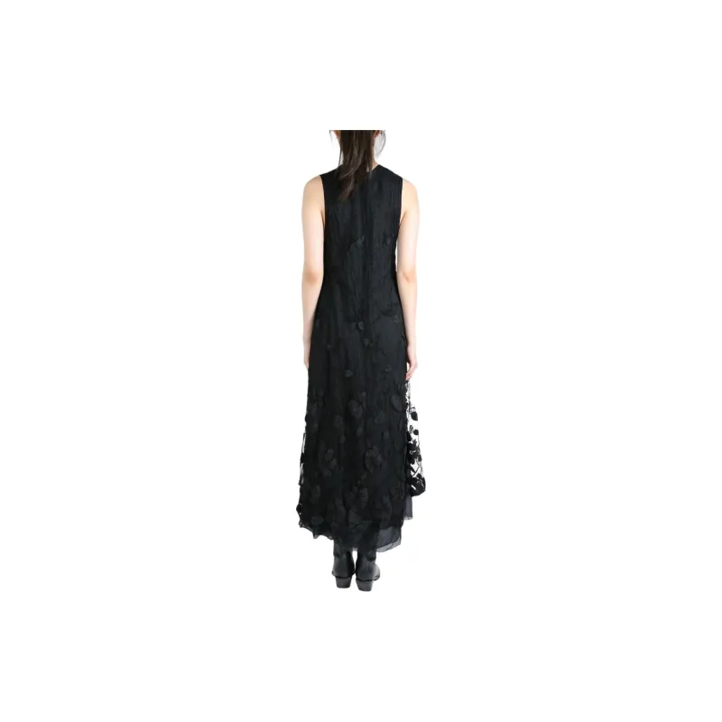 MARC LE BIHAN Lace-panel Midi Dress-1