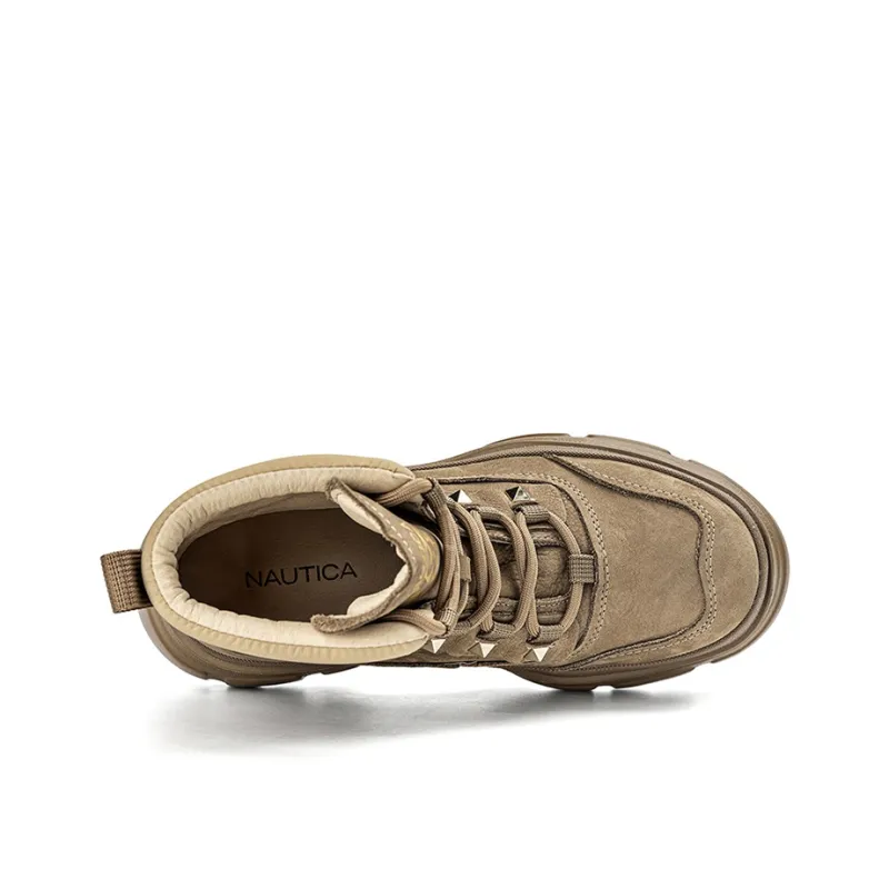 NAUTICA Short Martin Boot Women's Light Coffee-3