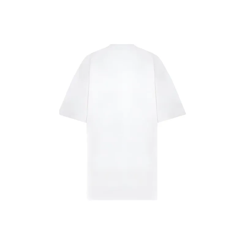 PRADA Logo Triangle Crewneck T Shirt-1