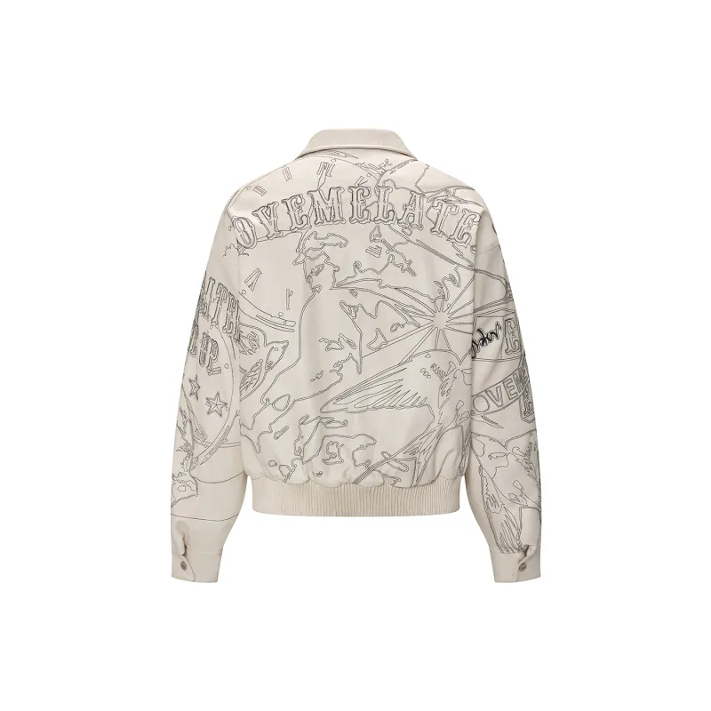 LOVE ME LATER Jackets & Coats Unisex Ecru-1