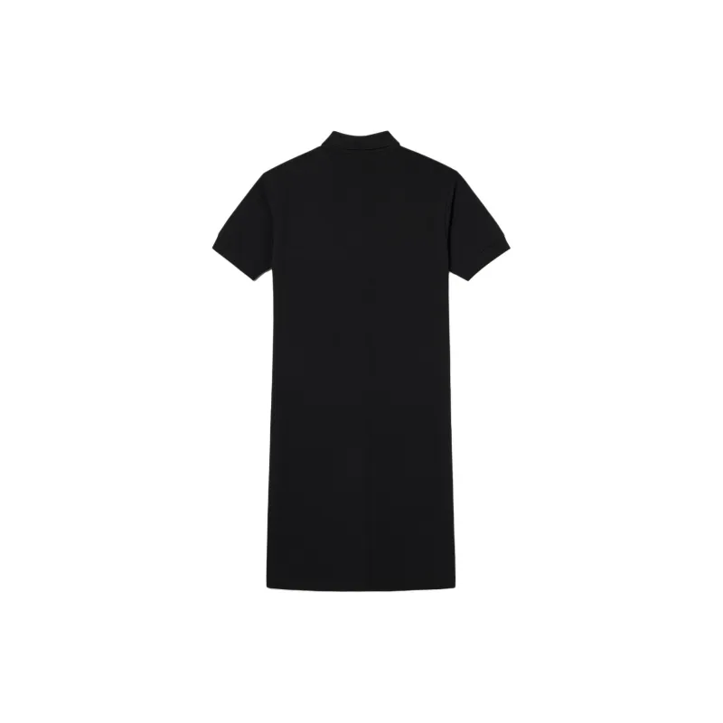 LACOSTE Short Sleeved Dress Women's Black-1