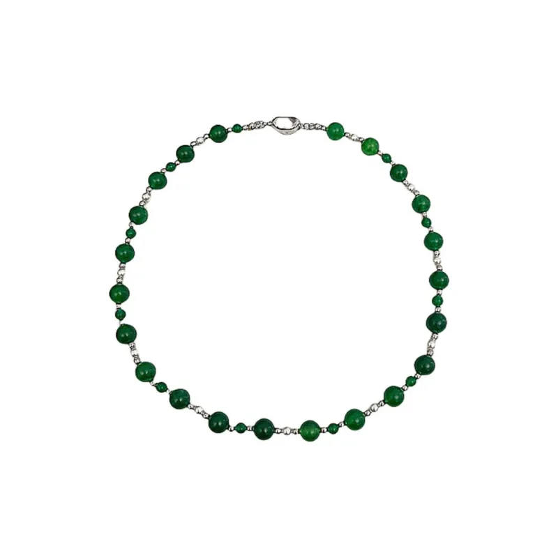 GIRATI Chalcedony Jade Necklaces Women's-0