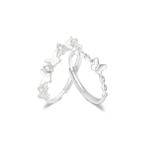 FANFRI Sterling Silver Rings Women's Bestie Birthday Gift Box