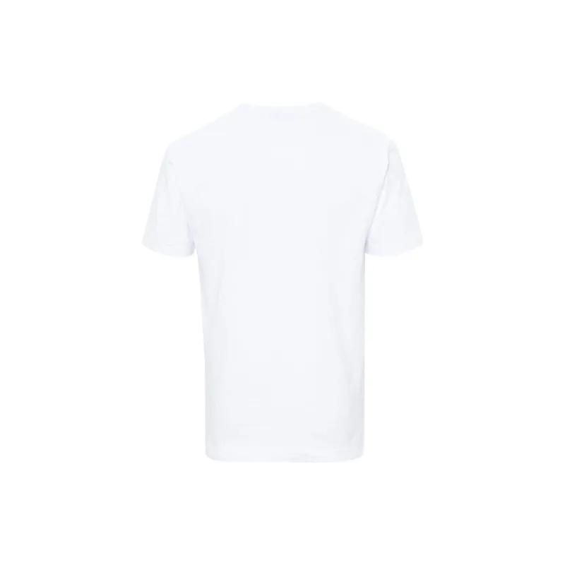 CDG Play T Shirts Unisex White-1