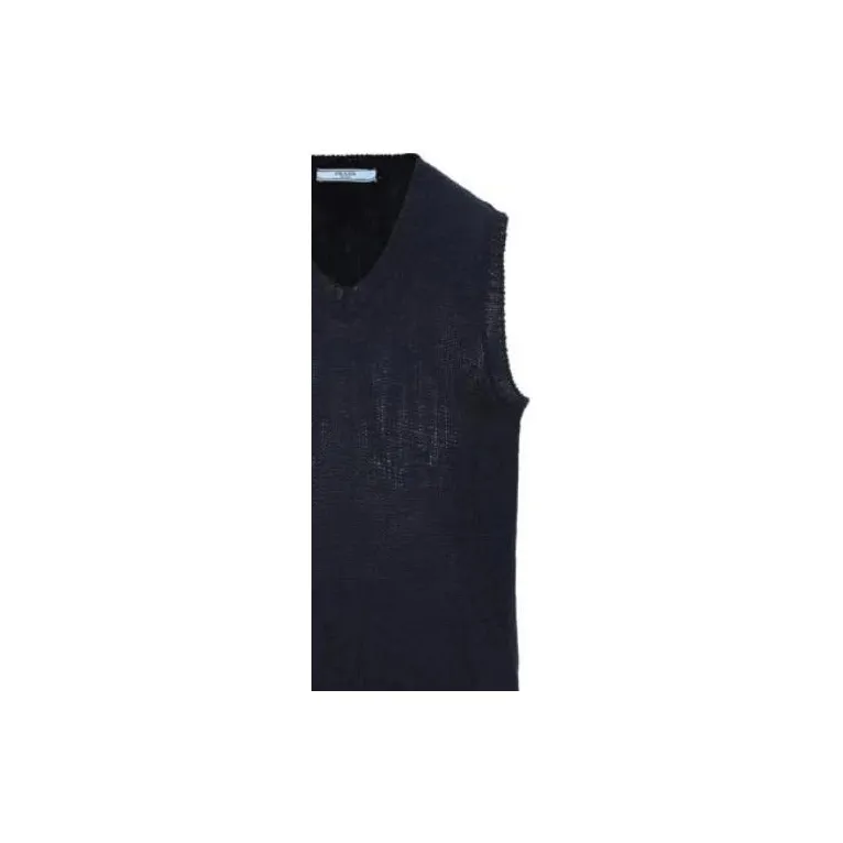 PRADA V Neck Knitted Vest-5