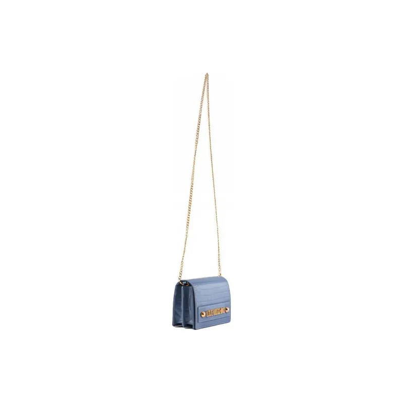 LOVE MOSCHINO PU Crossbody Bag Shoulder Bag Women's Blue-2