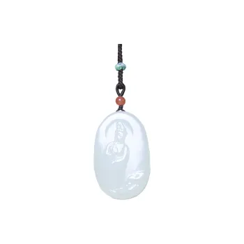 Ingenuity Hetian Jade Necklaces White Jade Men's