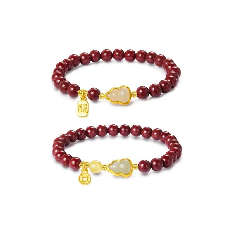 AGOVSKI Reconstructed Cinnabar Jade Bracelets Women's-5