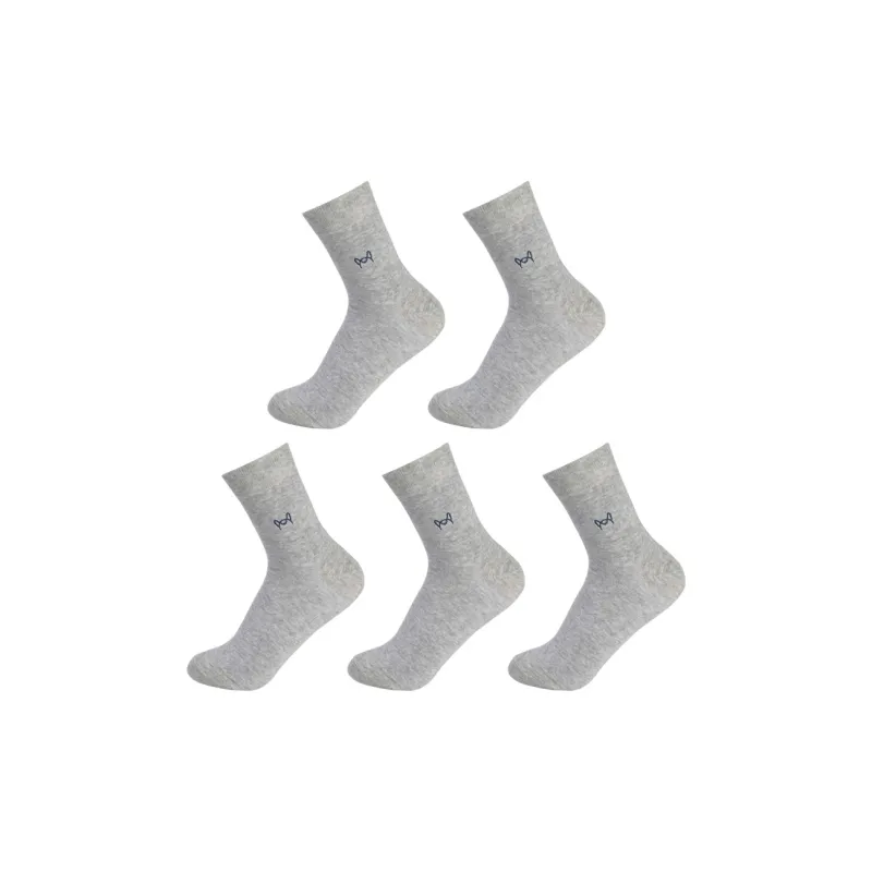 MIIOW Mid Calf Socks Unisex 5 Pack-1