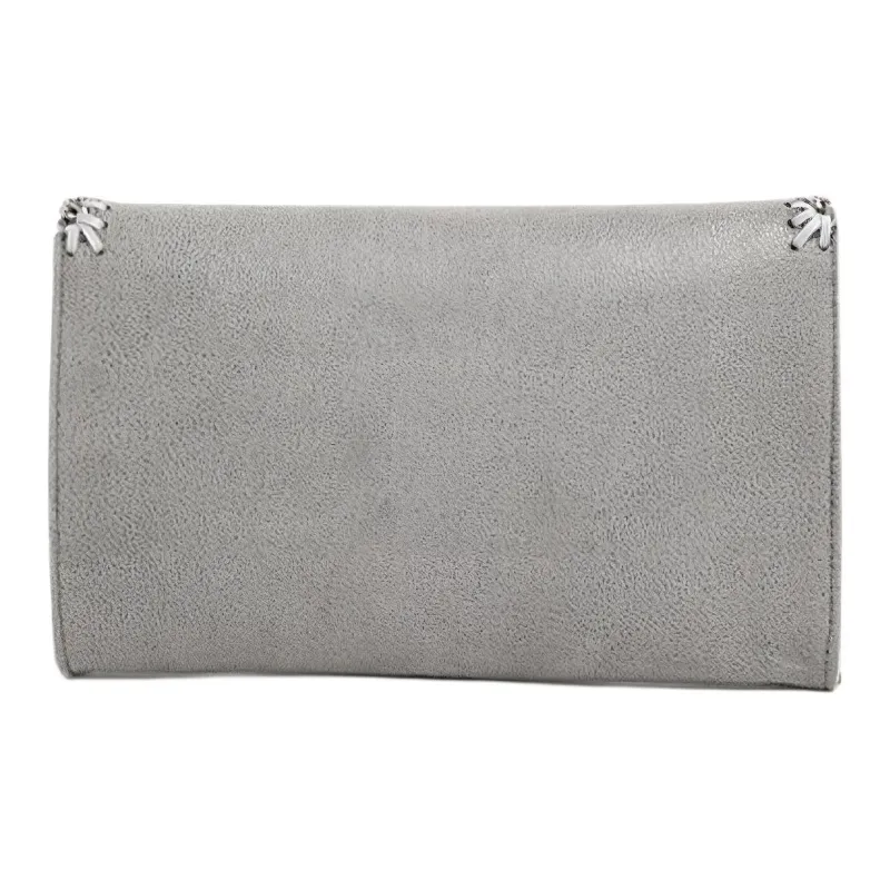 Stella McCartney Polyester Shoulder Bag Crossbody Bag Wallet Unisex Gray-2