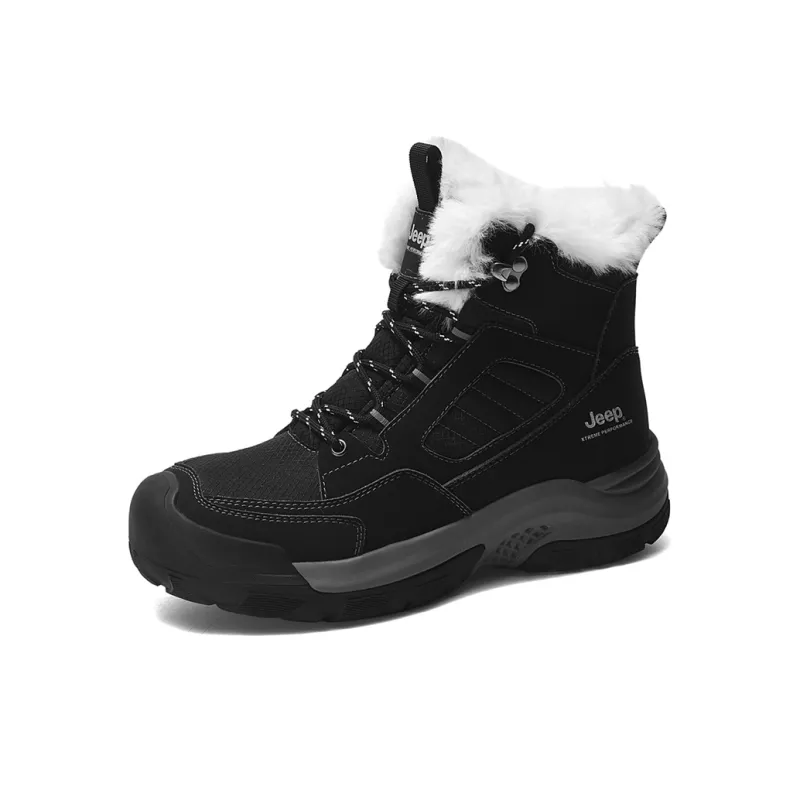 Jeep Warm Wear-Resistant Cushioning Short Snow Boots Men's-7