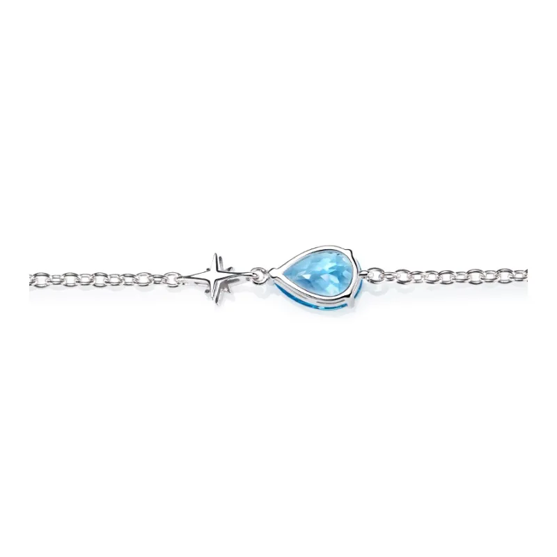 Rarebeauty S925 Silver Bracelets Women's-7