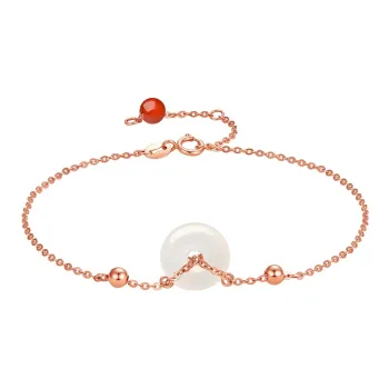 ZHOU LIU FU Bracelets White Jade Women's