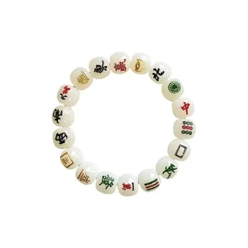 Long Fu Bodhi Root Beaded Bracelet Creative Textile Hand Accessory Unisex