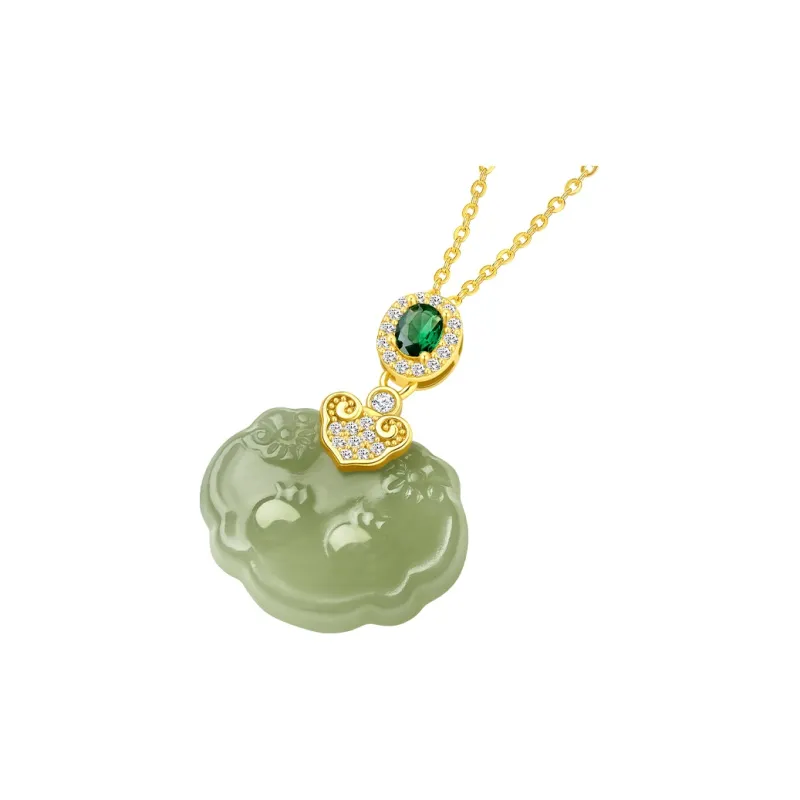 CHOW TAI SENG Necklaces Green Jade Women's-1
