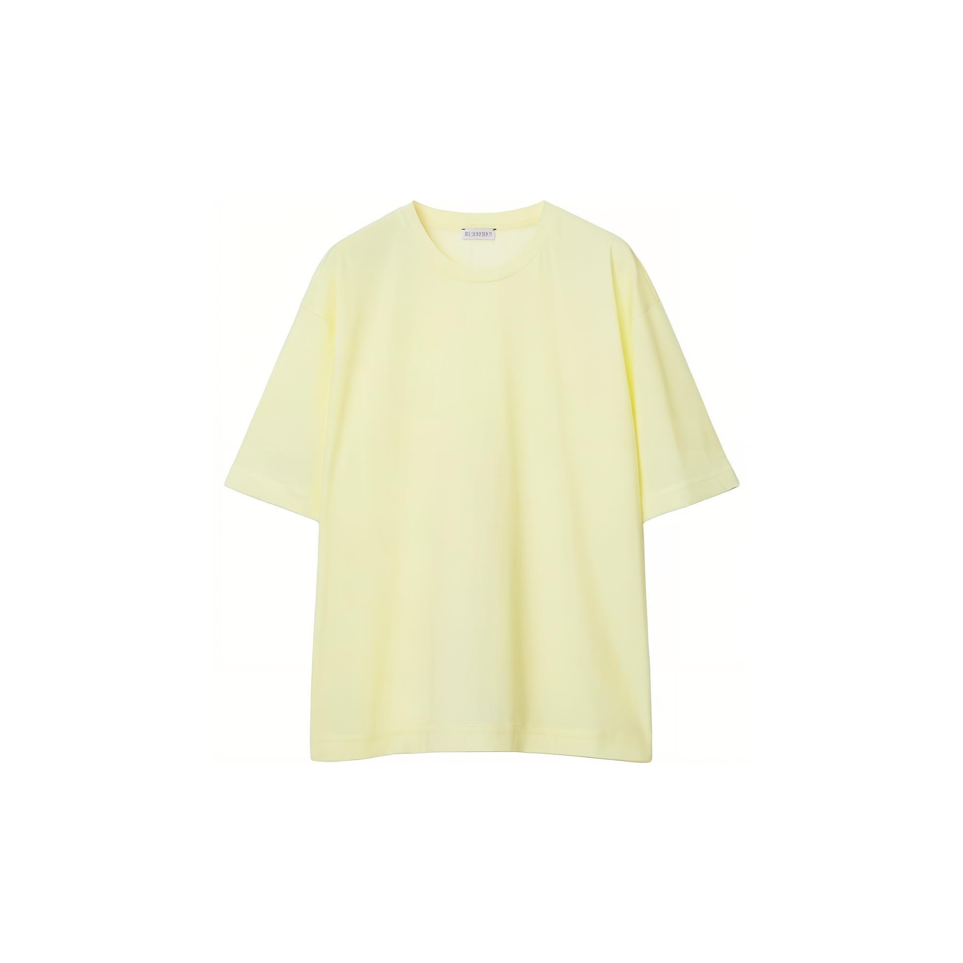 Burberry Drop Shoulder Sleeve T Shirt Women s Yellow