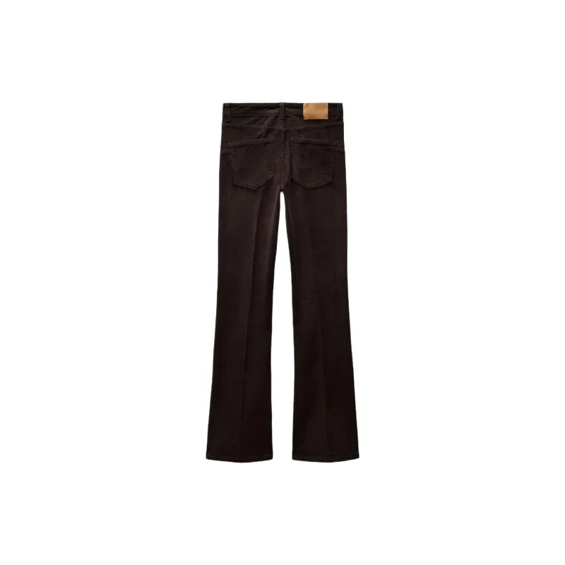 ZARA ZW Series Casual Pants Women's Brown-1