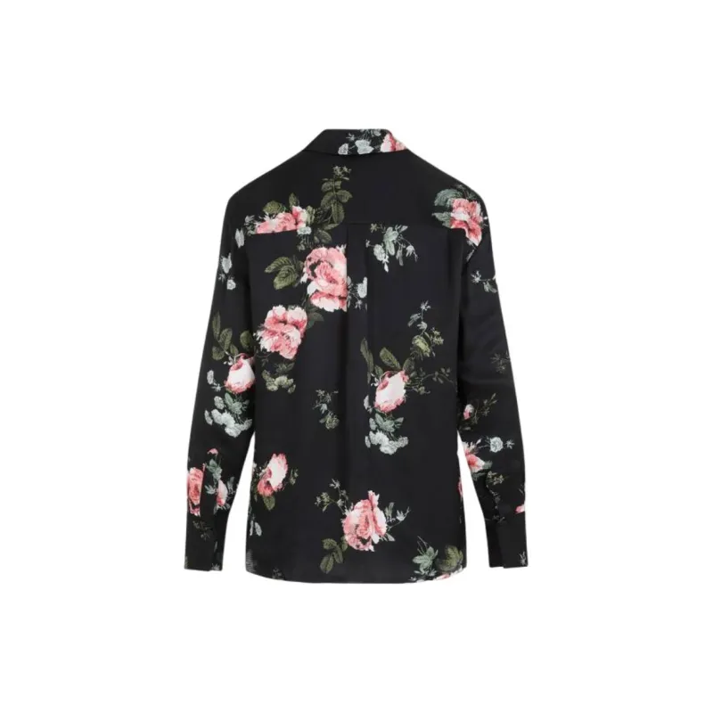 Erdem Seersucker Floral-motif Shirt-1