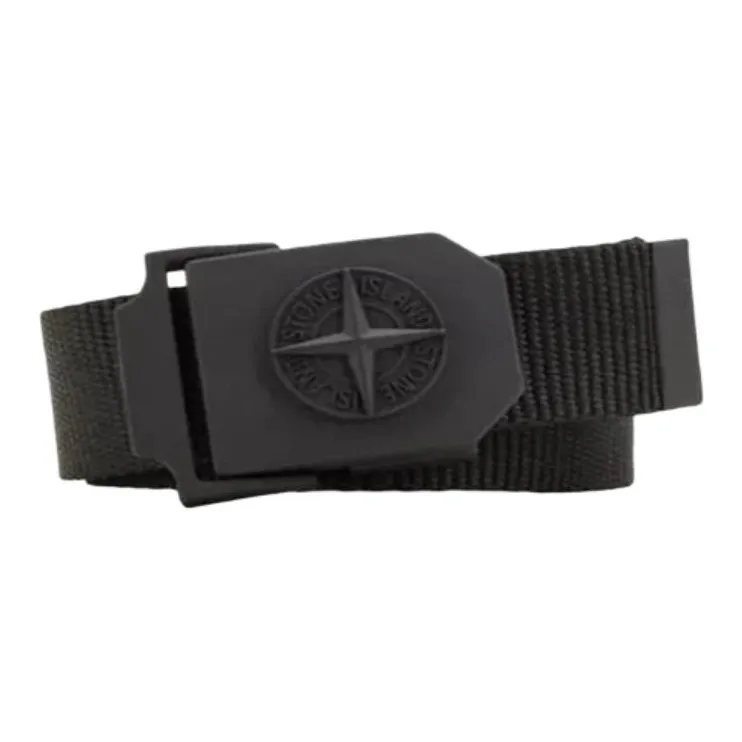 STONE ISLAND Polyester Belt Men's Black -4