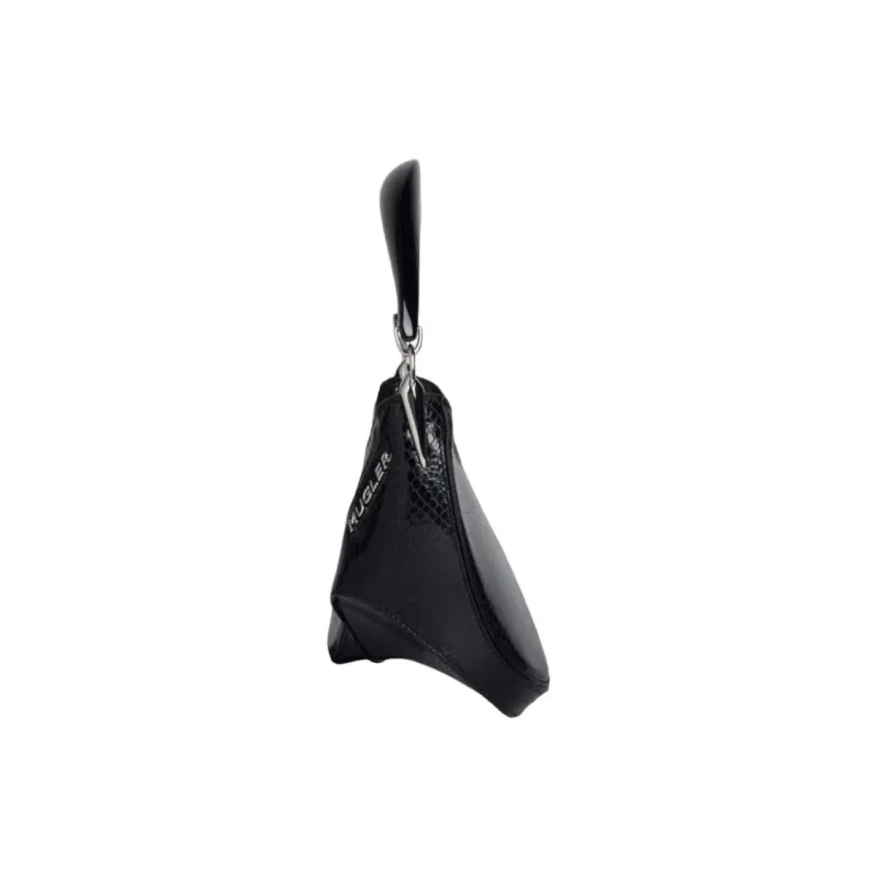Mugler Leather Handbag Women's Black-3
