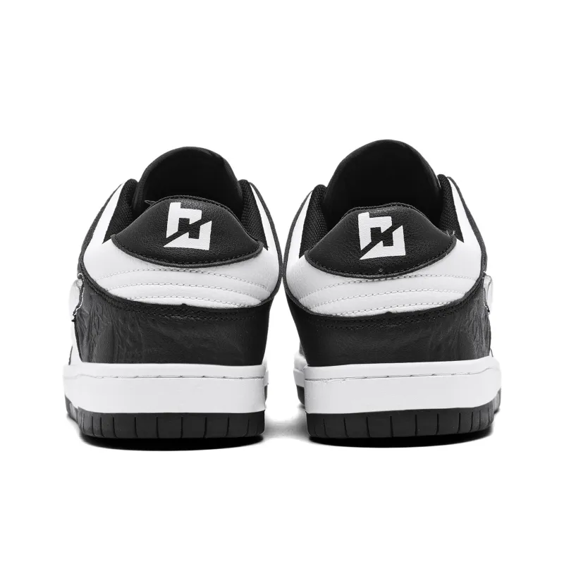 HLA JEANS Warm Coverage Wear Resistant Lightweight Slip Resistant Low Top Skateboard Shoes Unisex-4