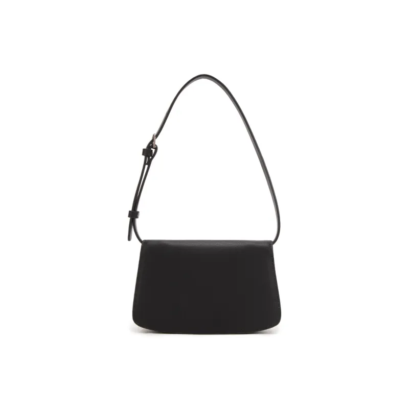 ELLE Leather Saddle Bag, Shoulder Bag Small Size Women's Multicolor-12