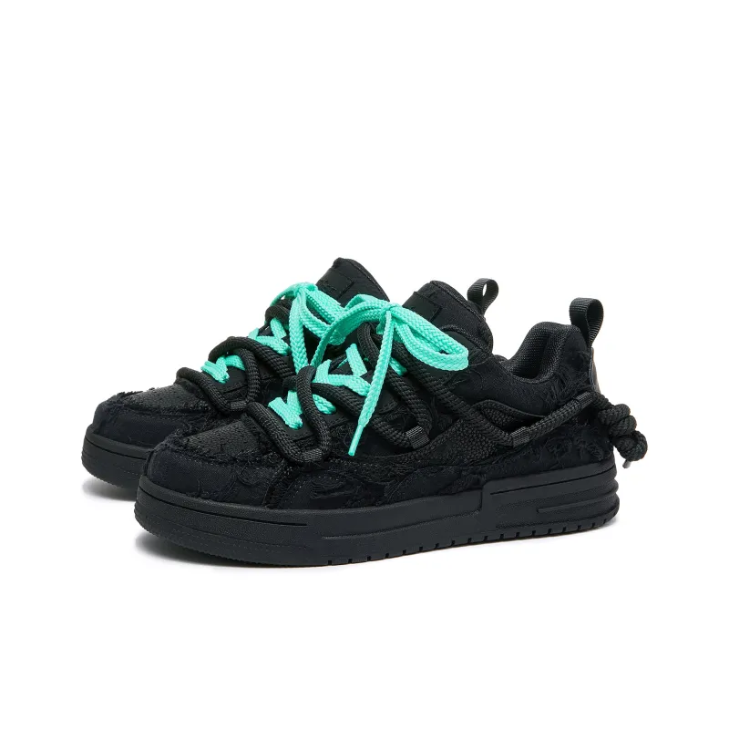 IMARSE Skateboard Shoes Unisex Low Top Green-2