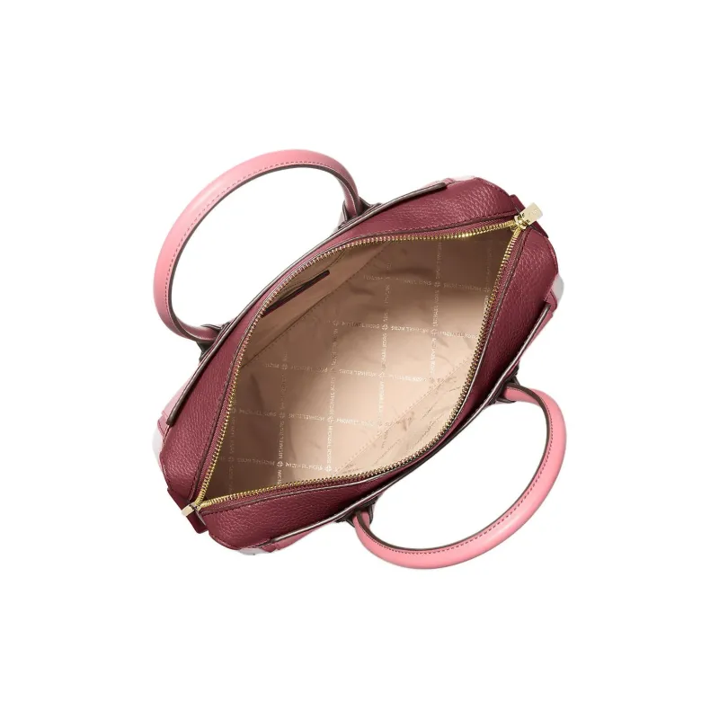 MICHAEL KORS Polyurethane Crossbody One Shoulder Handbag Medium Size Women's Pink Multicolor-4