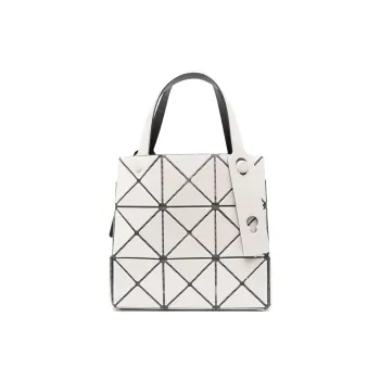 ISSEY MIYAKE CARAT PVC Handbag Mini Women's Ecru