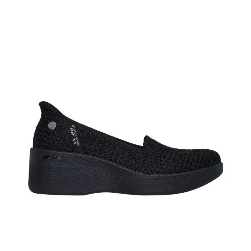 Martha Stewart x Skechers Pier Lite Anti-Slip Wear-Resistant Low-Top Casual Shoes Women's Black-1