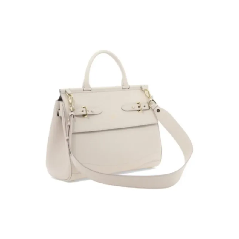 Fontana Milano 1915 Leather One Shoulder Handbags Women's Ecru-1