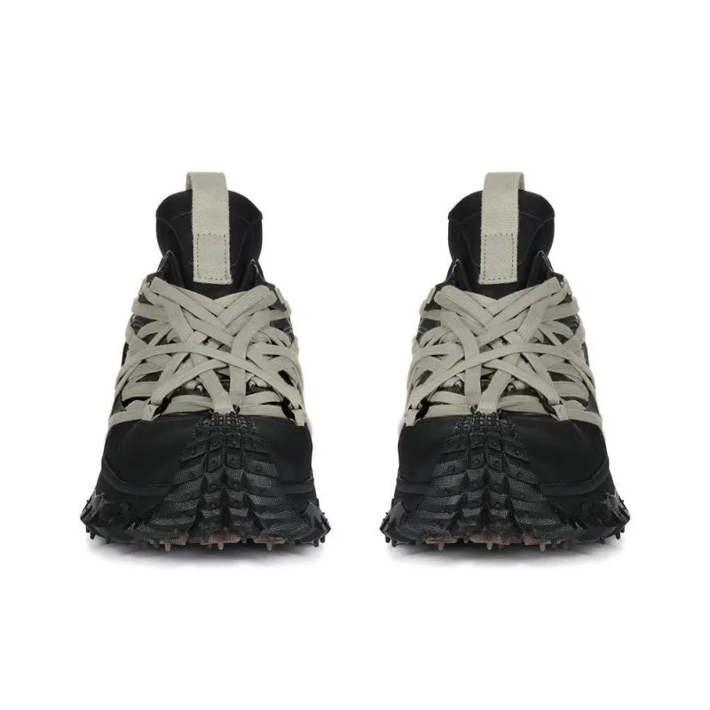 RICK OWENS x Moncler Trailgrip Low Top Casual Shoes Unisex Black-3