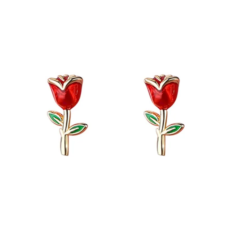 Yiru S925 Silver Stud Earrings Women's-0