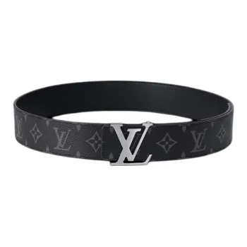 Louis Vuitton Initiales Belt Monogram Eclipse Male Black/Gray