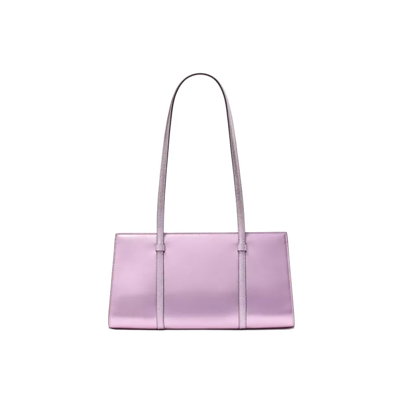Kate Spade Patent Leather Shoulder Bag Medium Size Women's Quartz Pink-2