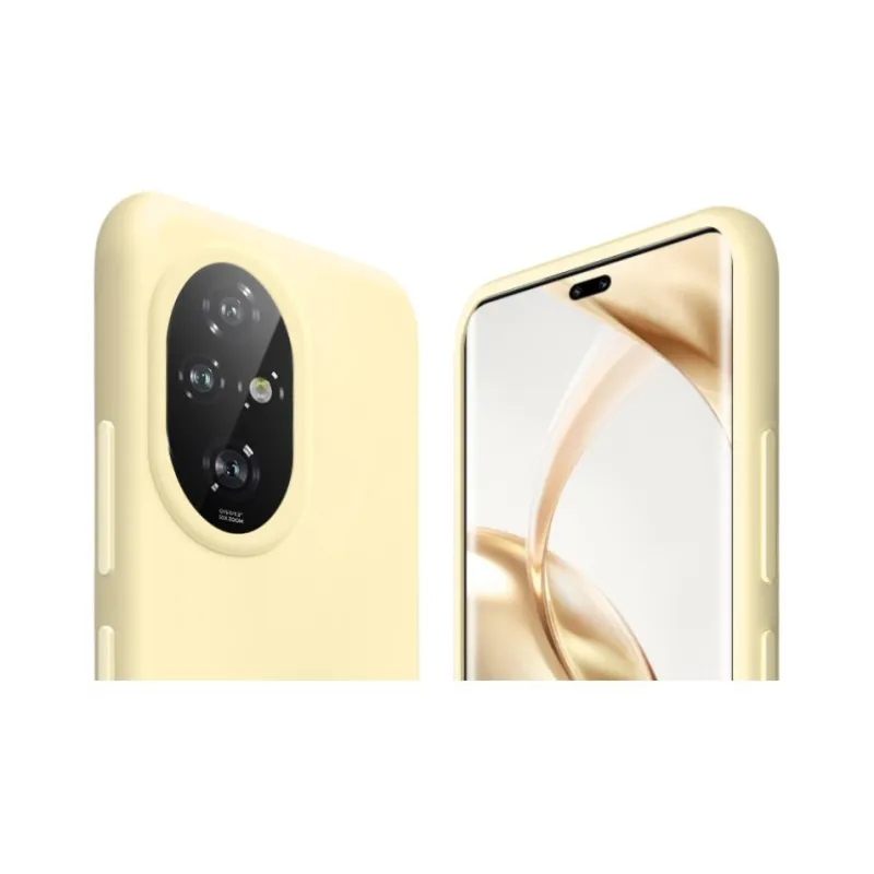 ZHUOJI Silicone Material Lens Fully Enclosed Microfiber Flock Phone Case Compatible With Honor 200/Pro-36