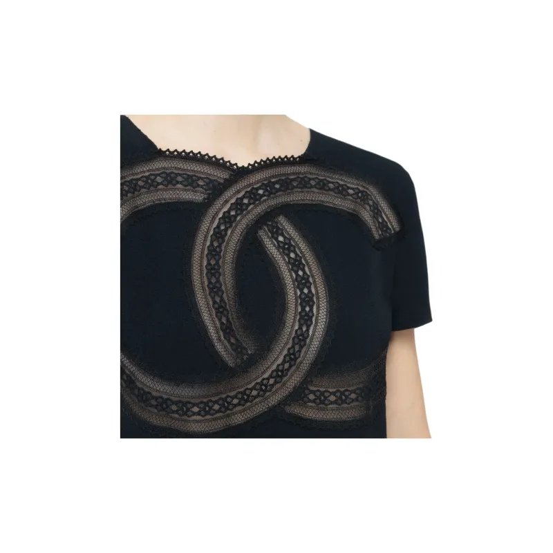 CHANEL FW24 T-Shirt Women's Black-2