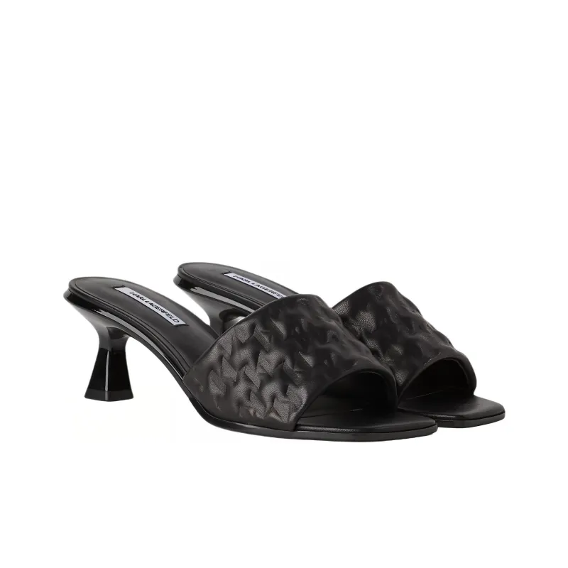 KARL LAGERFELD / Karl Lagerfeld Jeans 50mm Monogram Sandals Women's-2