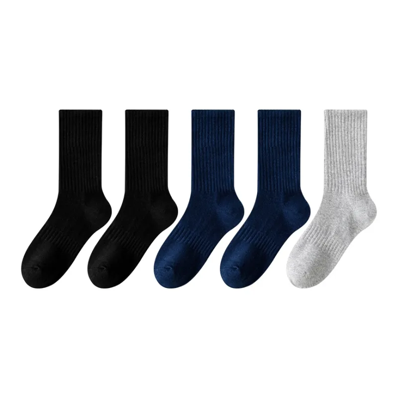 AOKANG Mid Calf Socks Men's 5 Pack-15