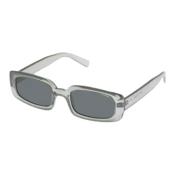 Le Specs Polycarbonate Rectangular Sunglasses Women's Jelly Green