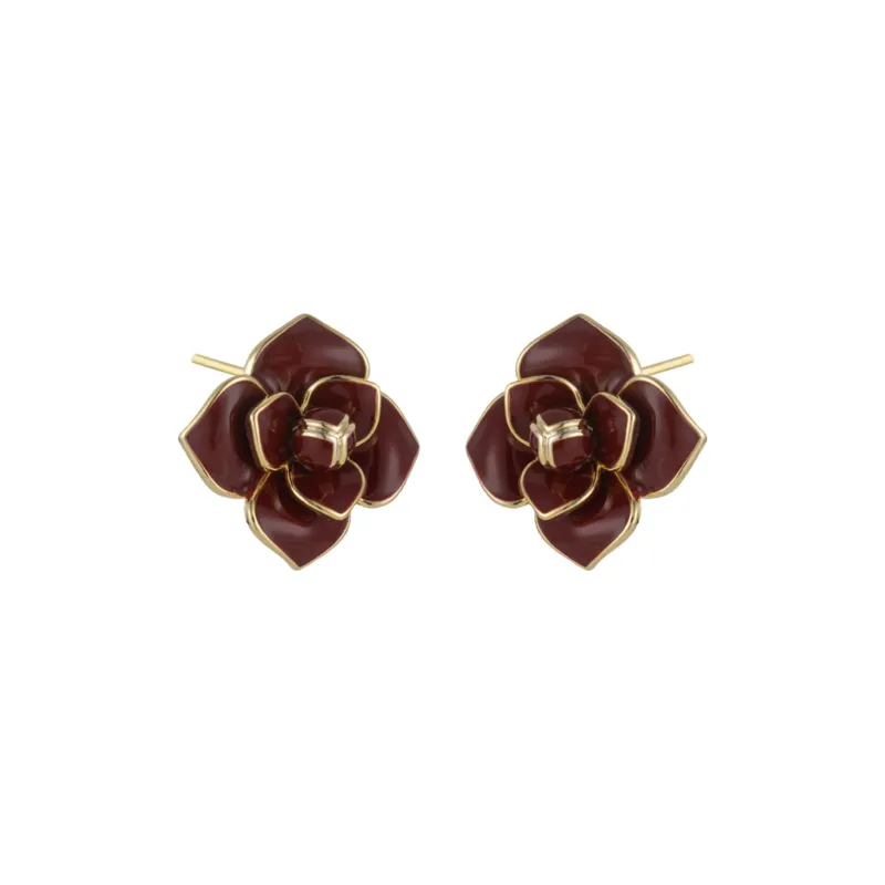 VAN GOGH Copper Stud Earrings Women's-0