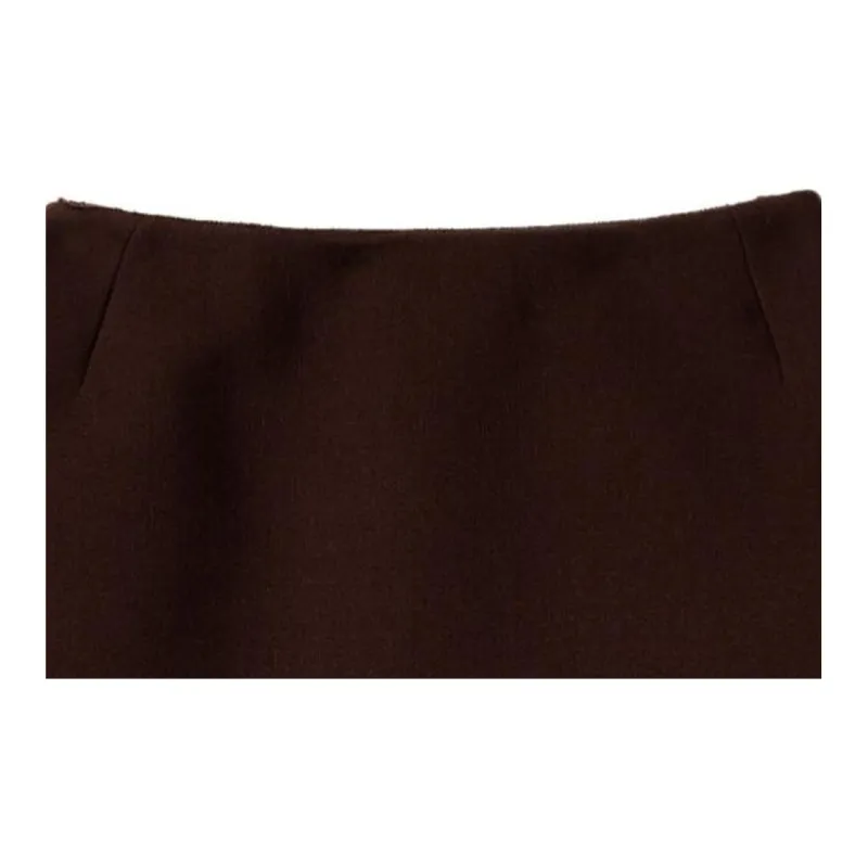 MIU MIU Casual Long Skirt Women's Cocoa Brown-6