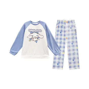 GUKOO x YUGUIGOULIANMINGKUAN Yugui Dog Pajama Set Women's Milk White