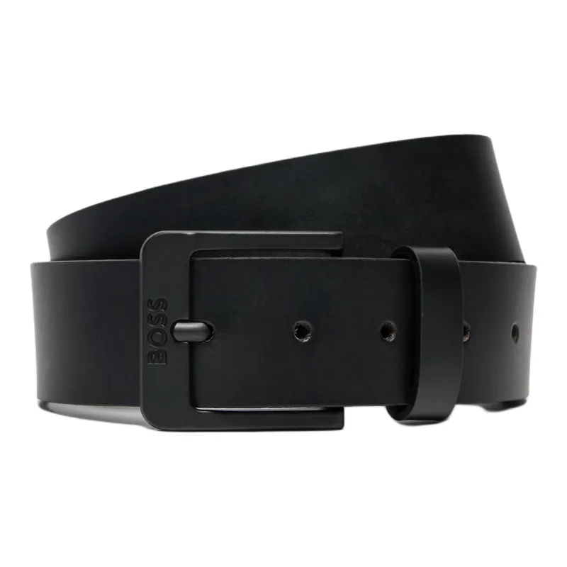 HUGO BOSS Leather Belts Men's Black -0