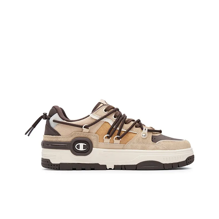 Champion Headphone Shoes Low Top Skateboard Shoes Men's Sesame Brown/Baroque Brown-1