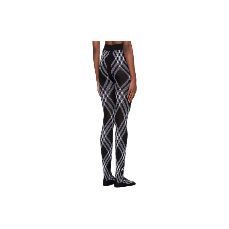 Burberry Pantyhose Unisex Black-4